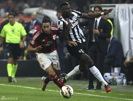 乌拉圭险胜AC米兰,博格巴送出助攻 乌拉圭险胜AC米兰,博格巴送出助攻